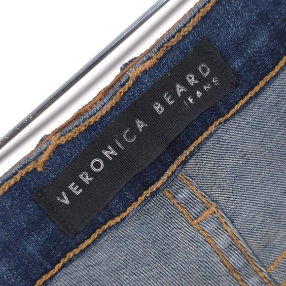 VERONICA BEARD Women's Kate High‎ Rise Size 28/6 Nantucket Jeans USA MADE - Picture 3 of 13